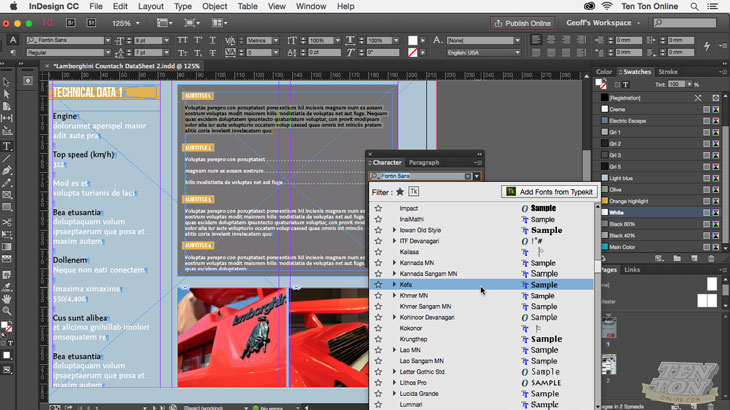 Getting Started With Adobe InDesign CC, Singapore elarning online course