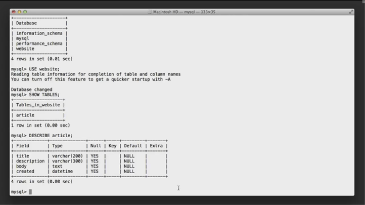MySQL Fundamentals, Singapore elarning online course